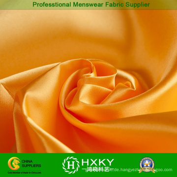 Goldene Farbe Polyester Satin Stoff für dekorative Boxen